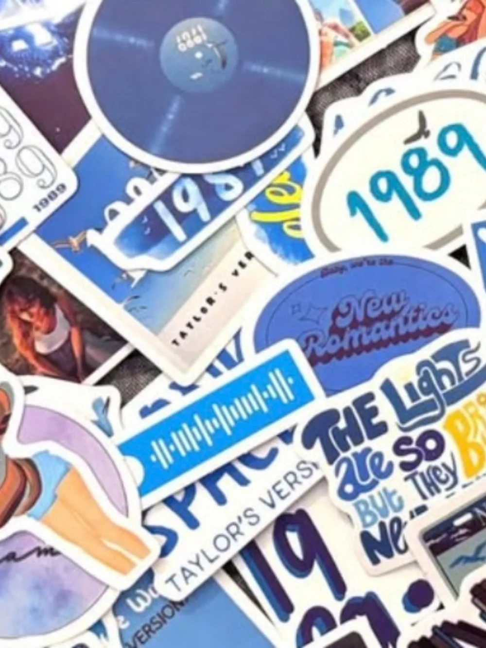 Taylor Inspired 1989 Vinyl Sticker Pack | 50 Stickers